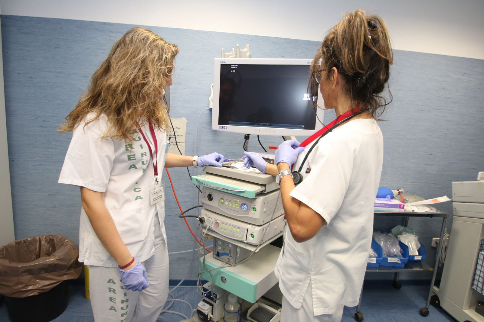 Actividades de formación para residentes en un hospital.