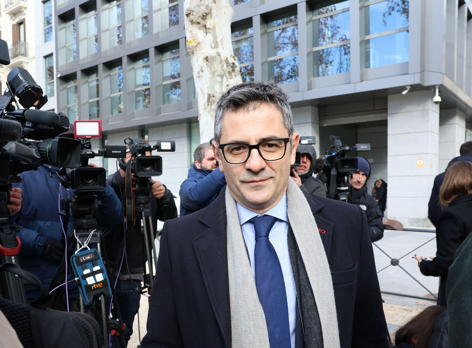 El ministro de la Presidencia, Justicia y Relaciones con las Cortes, Félix Bolaños.