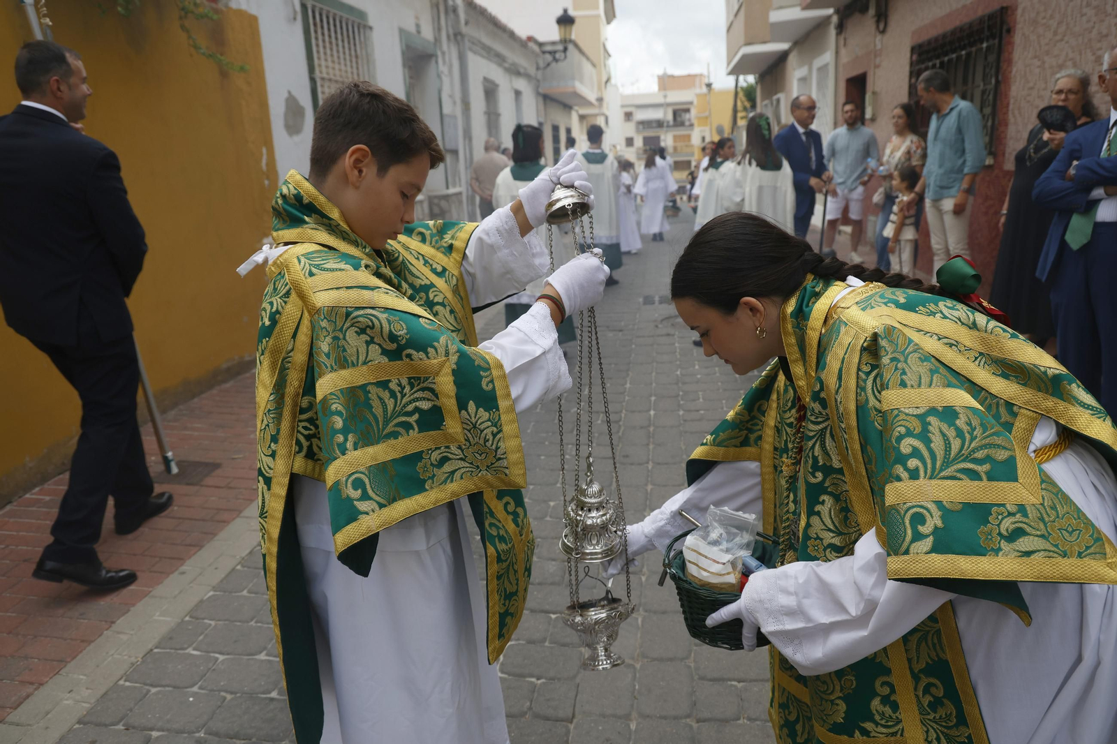 Las fotos de la peregrinación extraordinaria de la Esperanza de Algeciras a la iglesia de la Palma