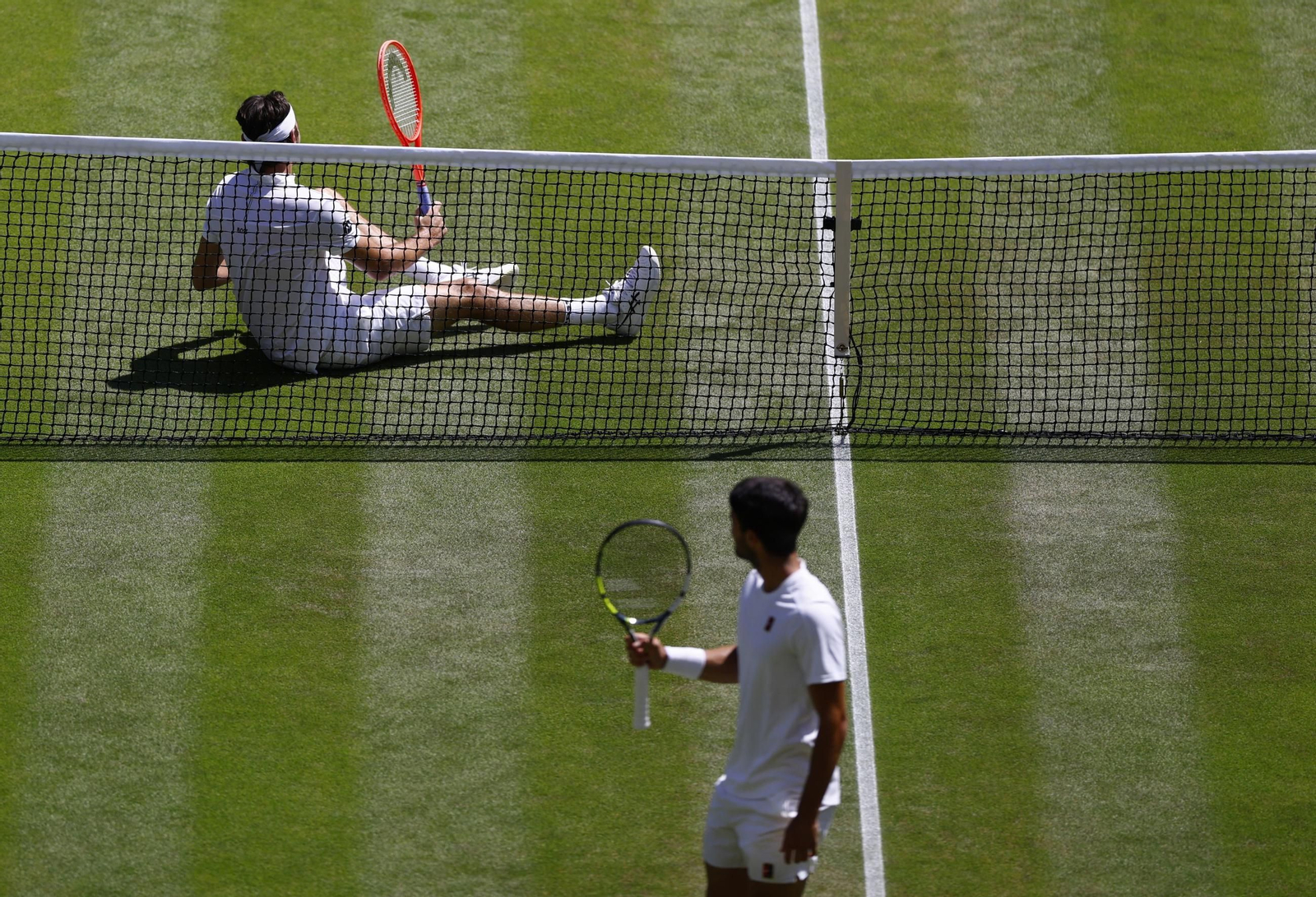 Las fotos del pase de Alcaraz a la final de Wimbledon Las fotos del pase de Alcaraz a la final de Wimbledon