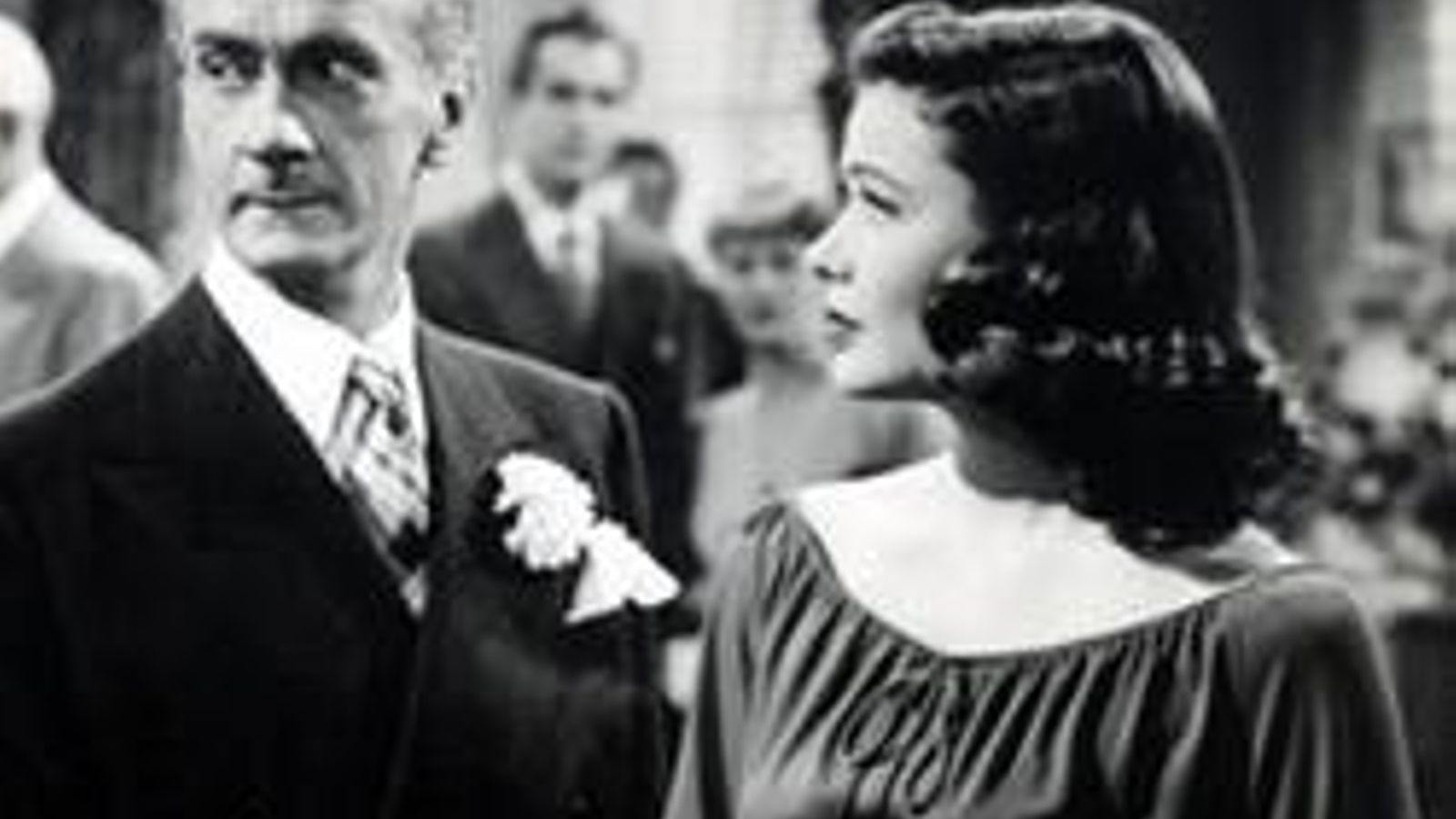 Una escena de 'Laura' con la bellísima Gene Tierney.