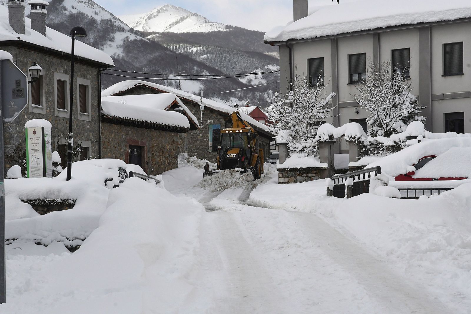 También ha nevado en León.