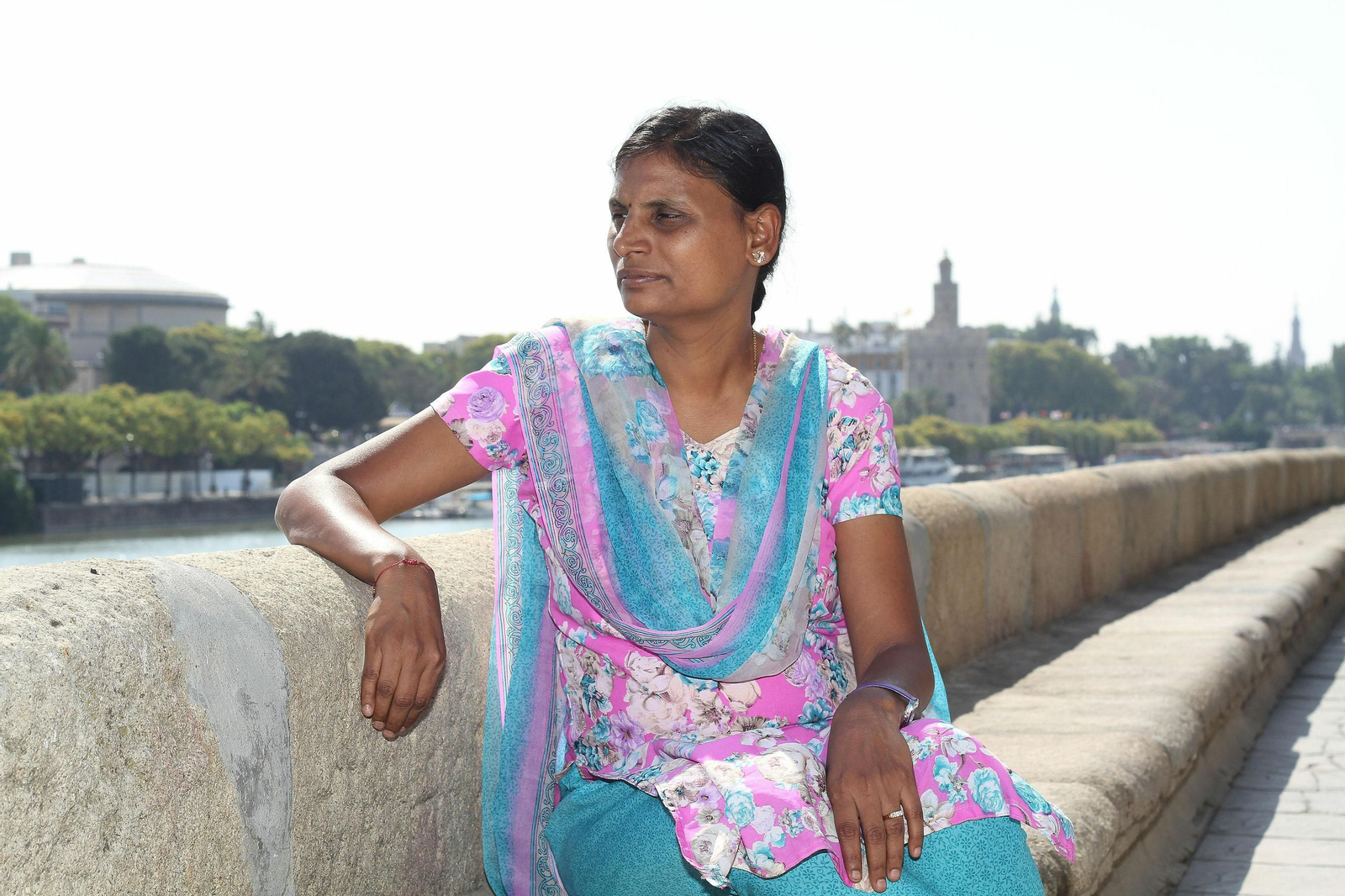 Sheeba Baddi, portavoz de la Fundación Vicente Ferrer.