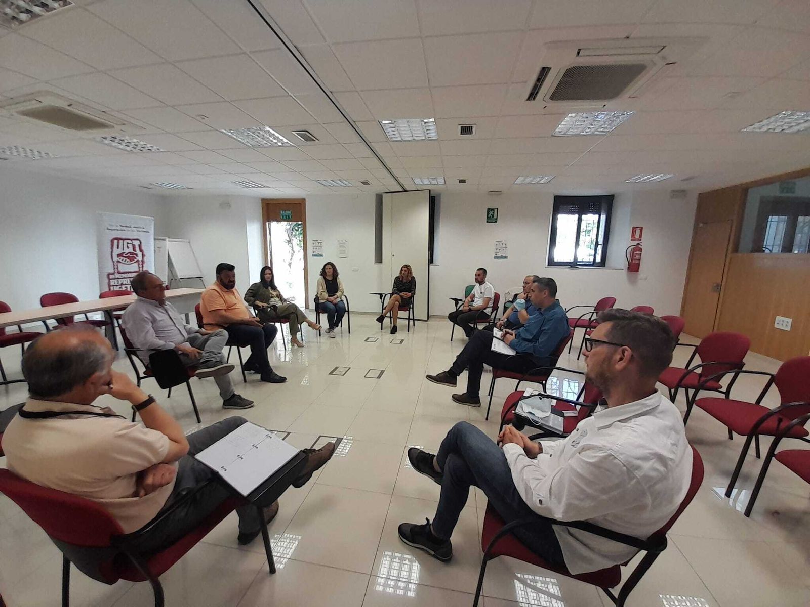 Reunión de UGT y AUGC en Córdoba.