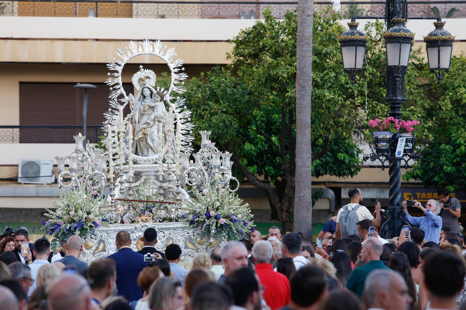 Procesión de la Virgen de la Palma, en imágenes