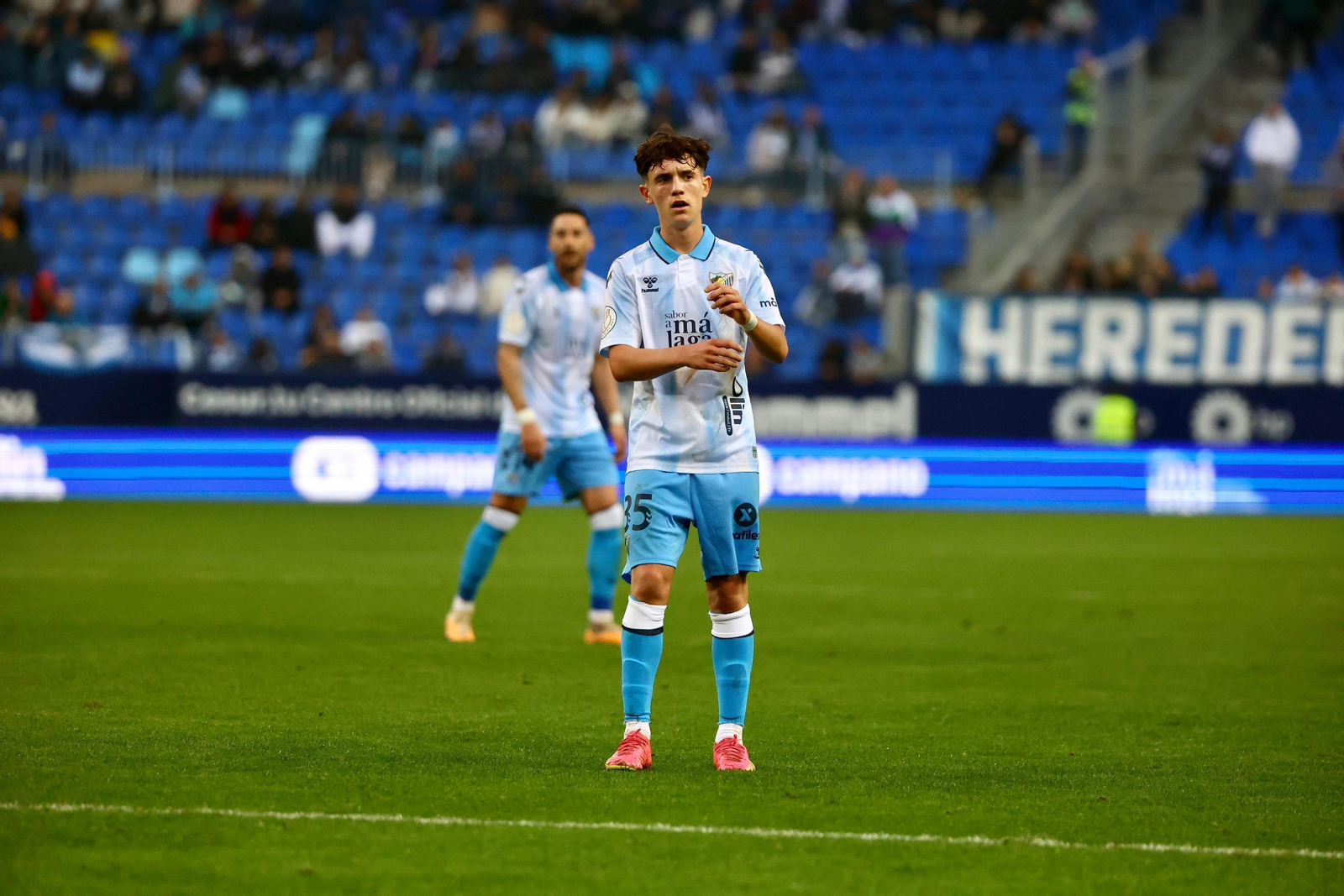 El Málaga CF - Eldense, en fotos
