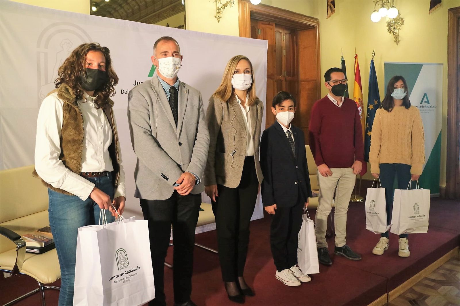 Acto de entrega de los premios del certamen literario ‘Relatos de Almería’.