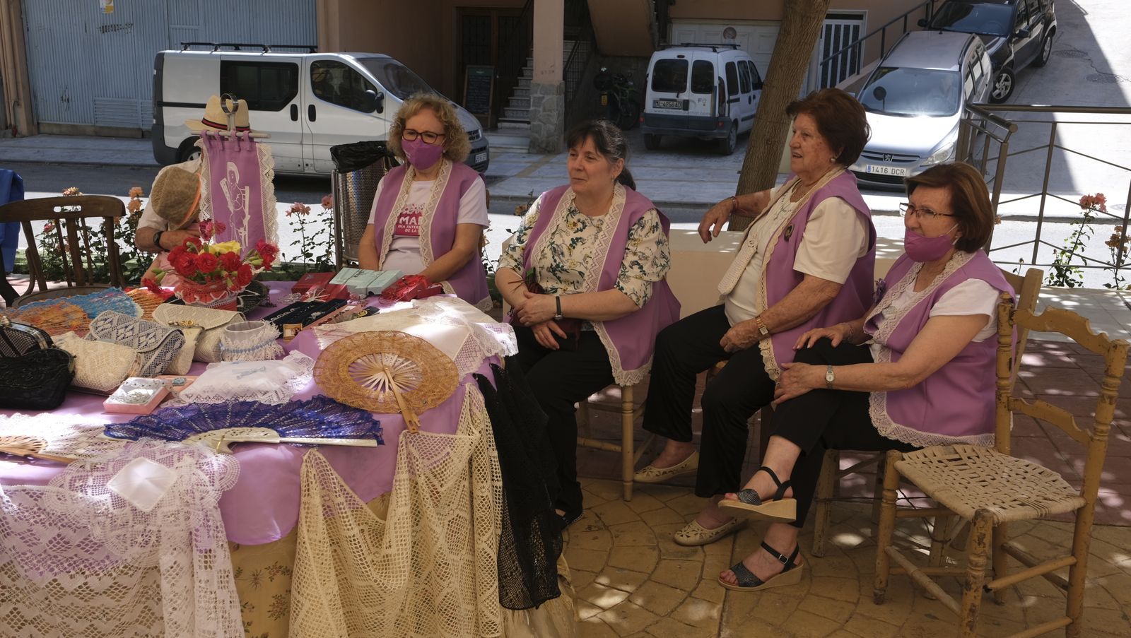 Imágenes de la recreación histórica Canteros y Caciques de Macael