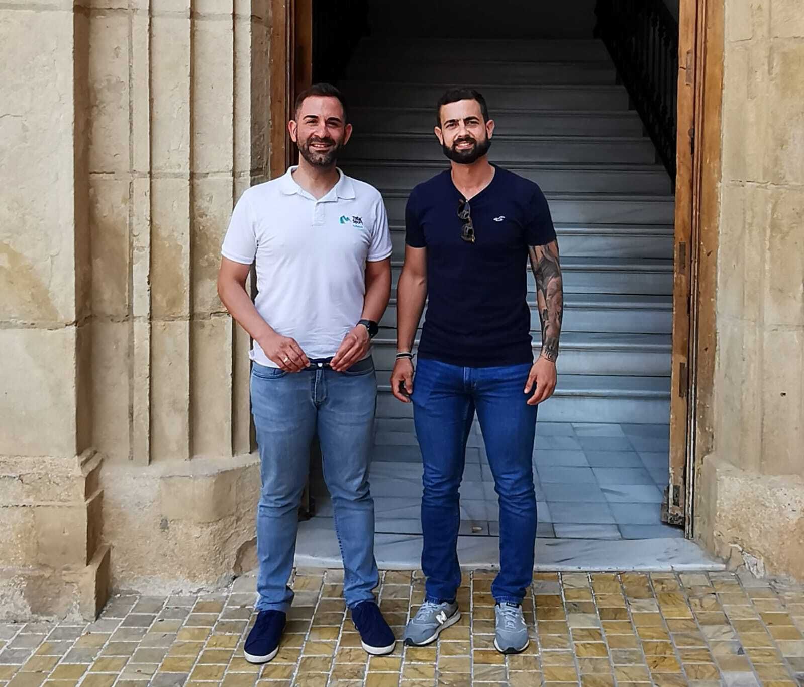 Sergio Domínguez, responsable de Total Sport Mediterranean, tras la reunió con el Ayuntamiento de Vera.