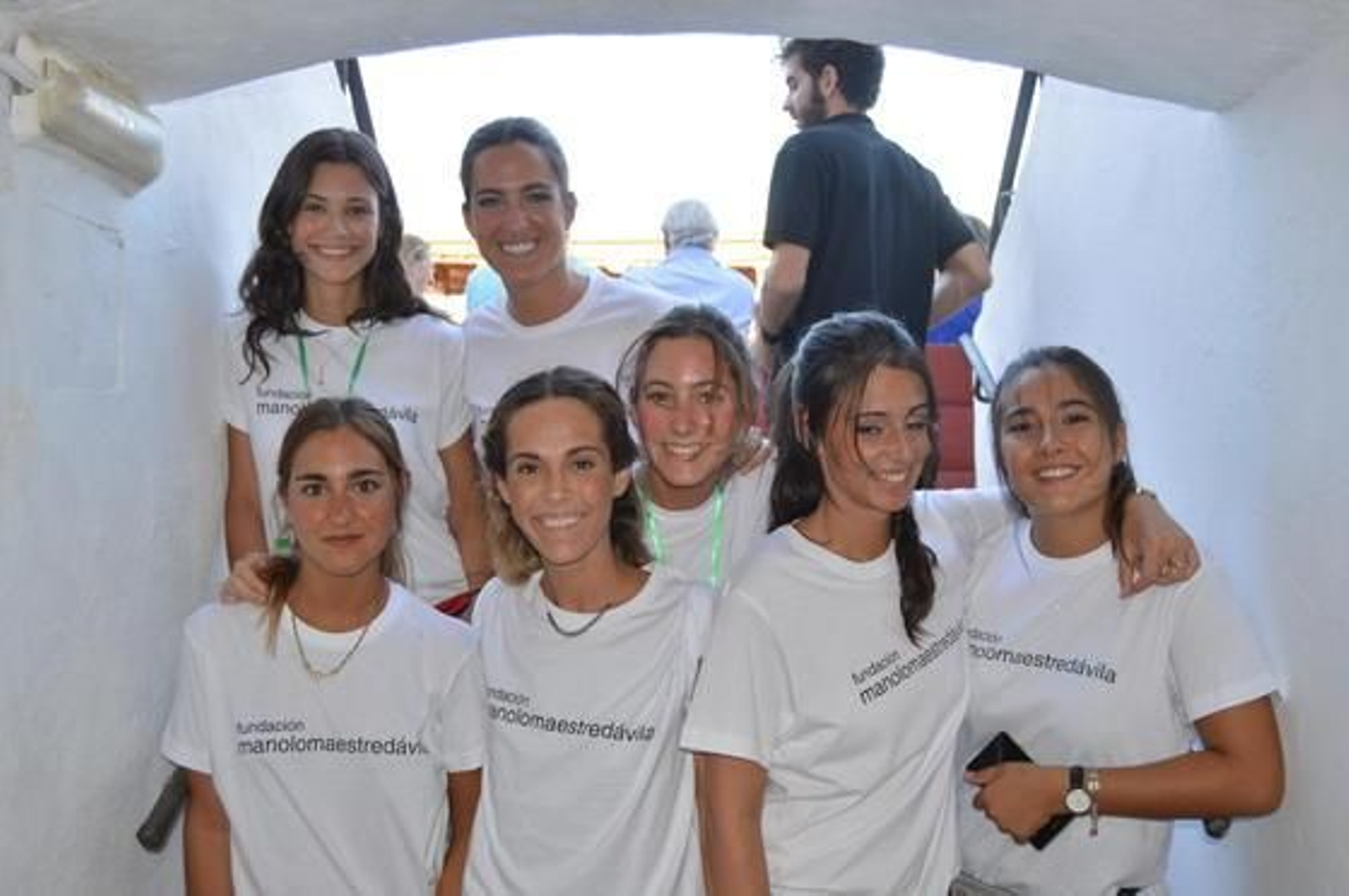 Ángela y Blanca Oriol, Cristina Mora-Figueroa, Esperanza Núñez, Pilar Bohórquez, Belén López de Carrizosa y Carlota Prado.

Foto: Ignacio Casas de Ciria