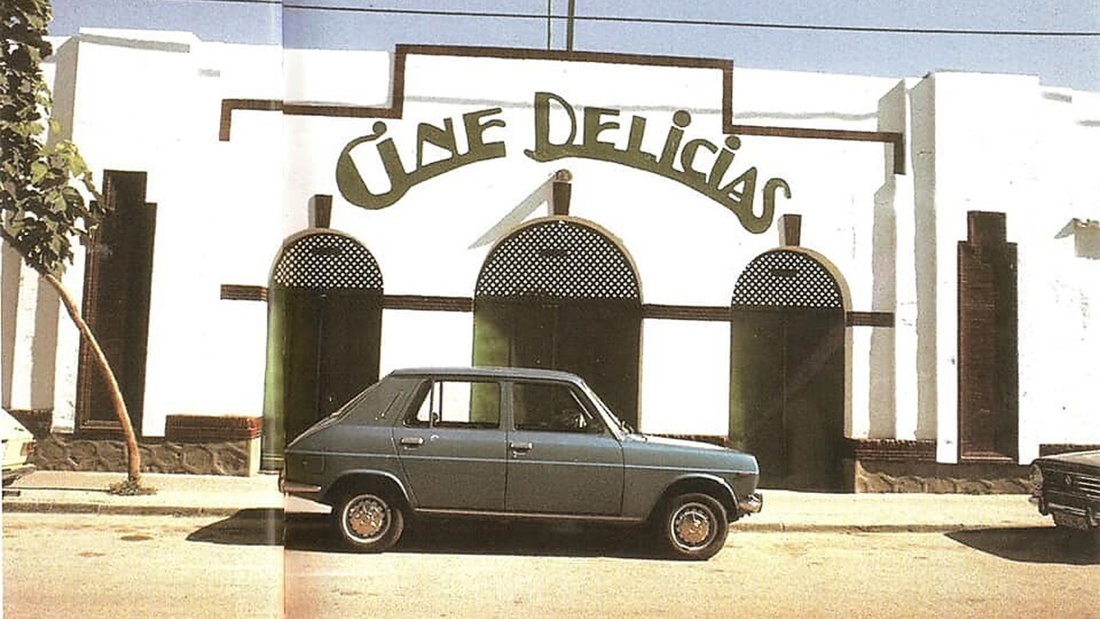 Fachada del Delicias, cine de verano.