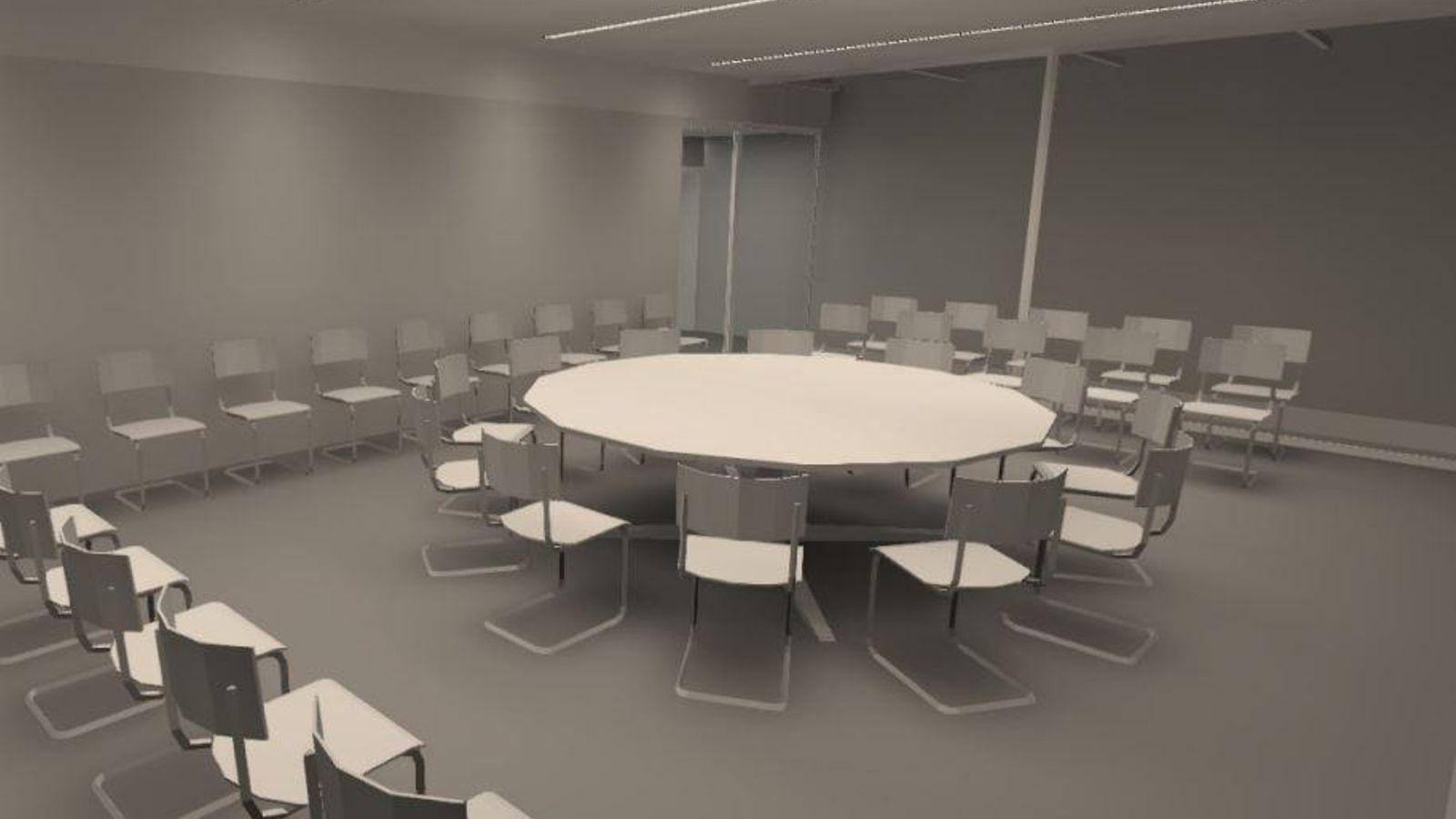 Así será el salón de plenos de Fuente Carreteros. Así será el salón de plenos de Fuente Carreteros.