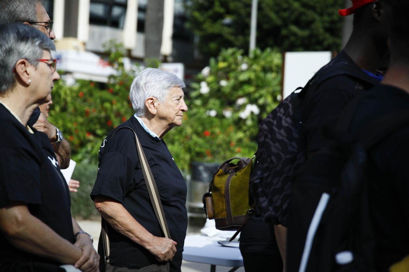Imágenes de la campaña "Camino de Santiago" para celebrar el día de las personas sin hogar en Almería