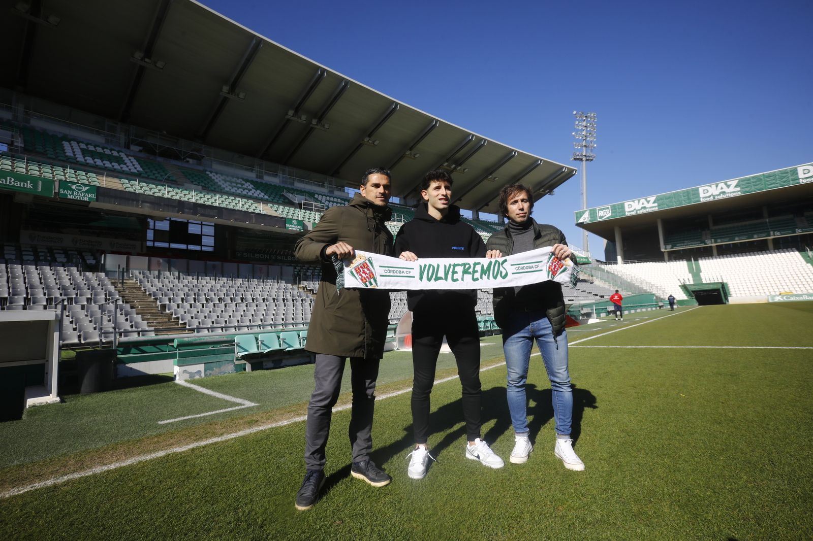 La presentación de Marco Camus en el Córdoba CF, en imágenes