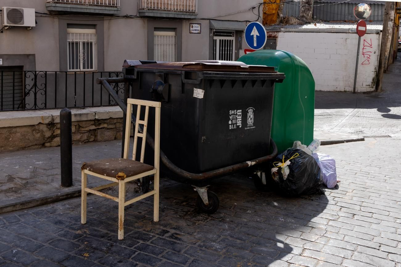 Así se encuentra el barrio de San Juan