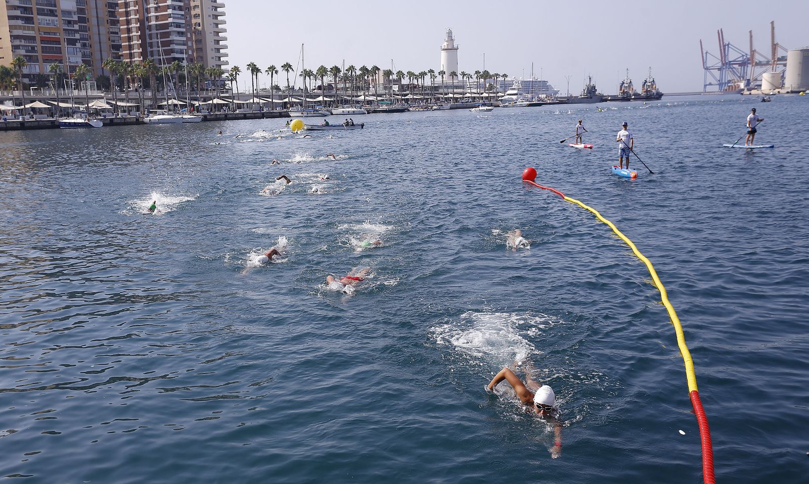 Fotos de la 60ª Travesía a Nado del Puerto de Málaga