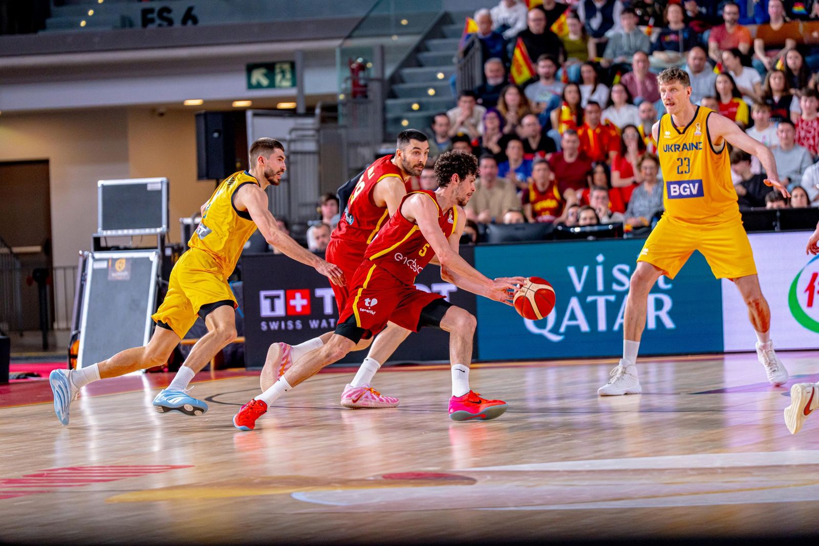 Las mejores fotos del España-Ucrania de baloncesto