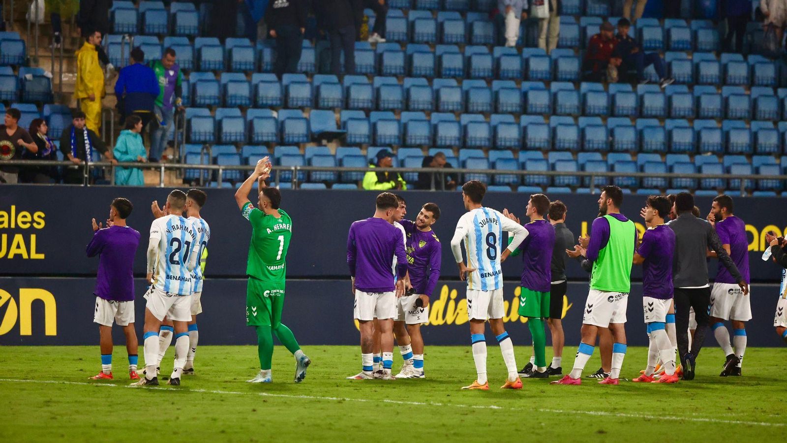 El Cádiz - Málaga CF, en fotos