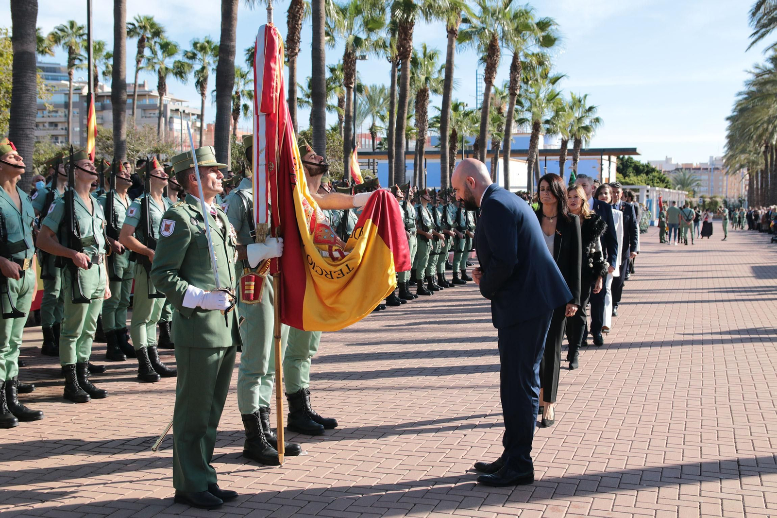 Jura de bandera civil en Las Almadrabillas