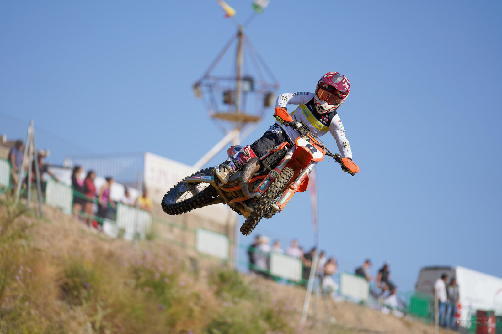 Un piloto, durante la cita en Priego de Córdoba.
