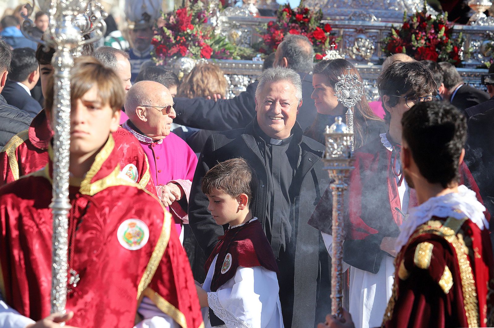 Imágenes de la procesión de San Sebastián en Huelva