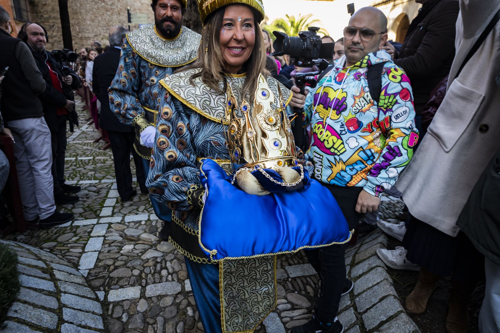 Los Reyes Magos son coronados un año más en el Alcázar de Jerez