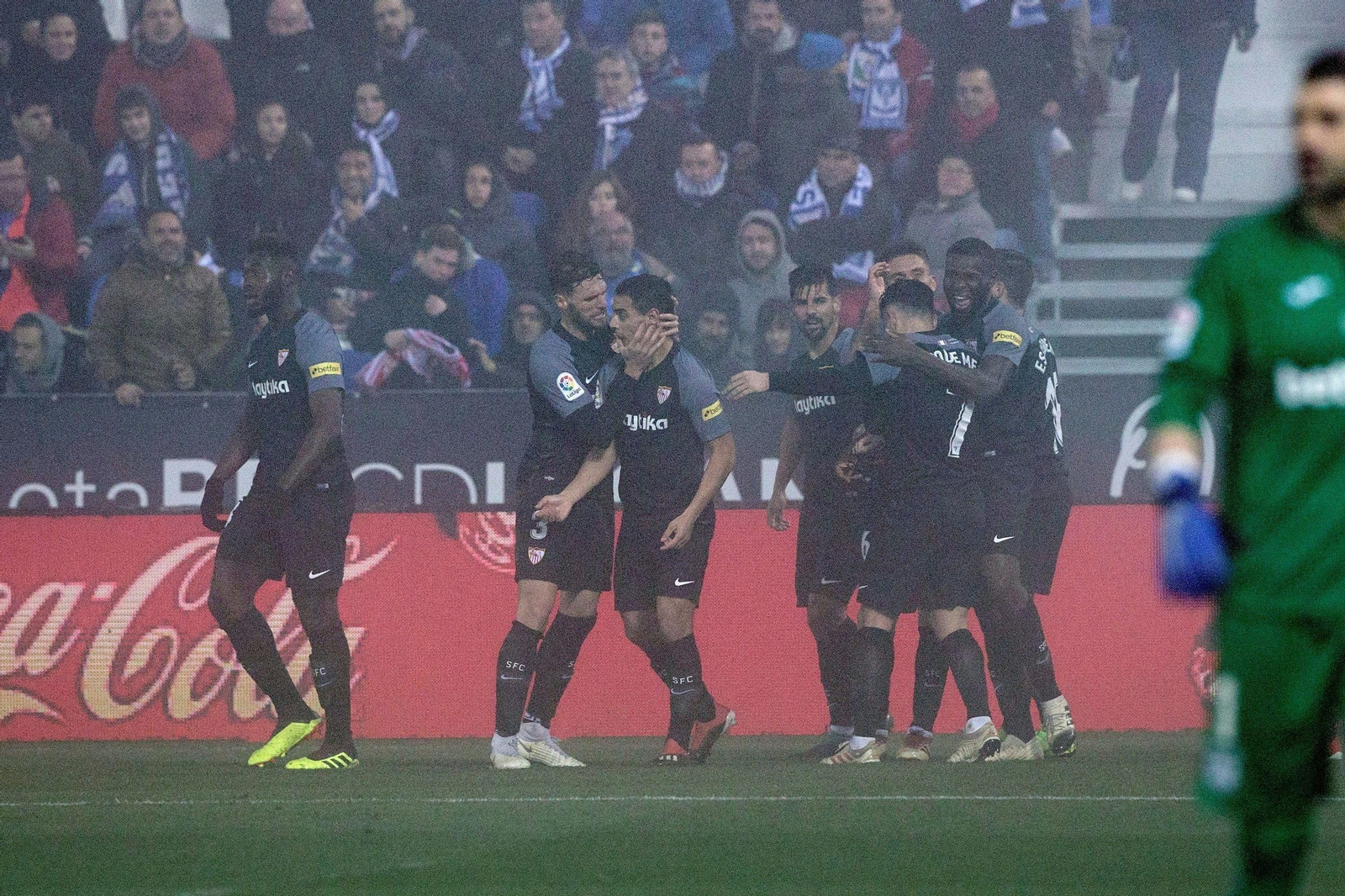 Las imágenes del Leganés-Sevilla