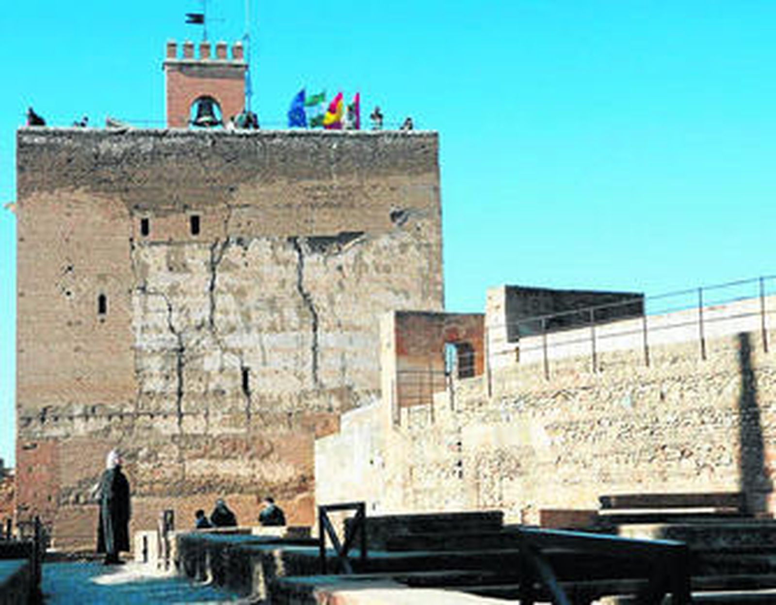 La Torre de la Vela de la Alhambra.