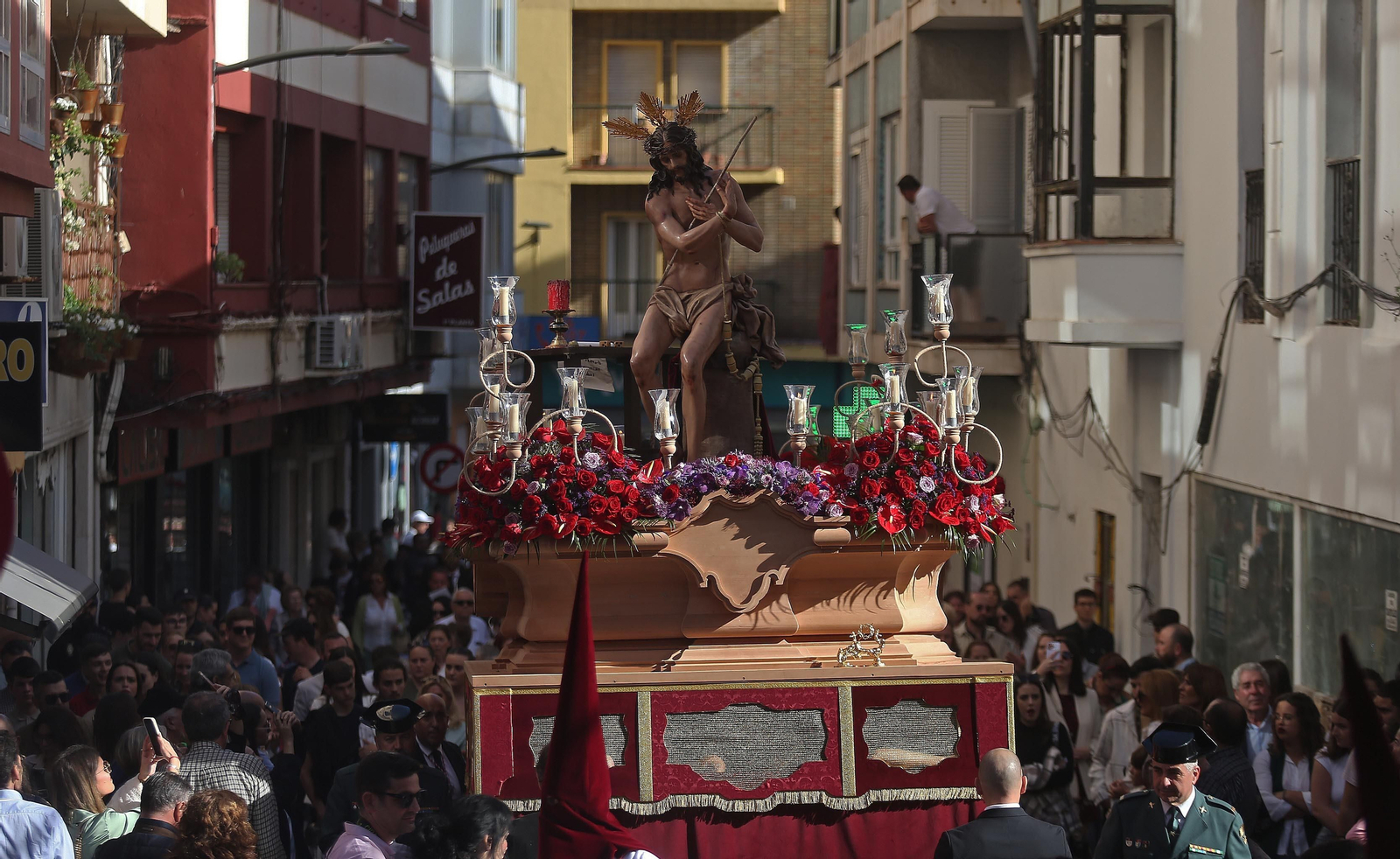Fotos del Lunes Santo en Algeciras: Coronado de Espinas y La Columna