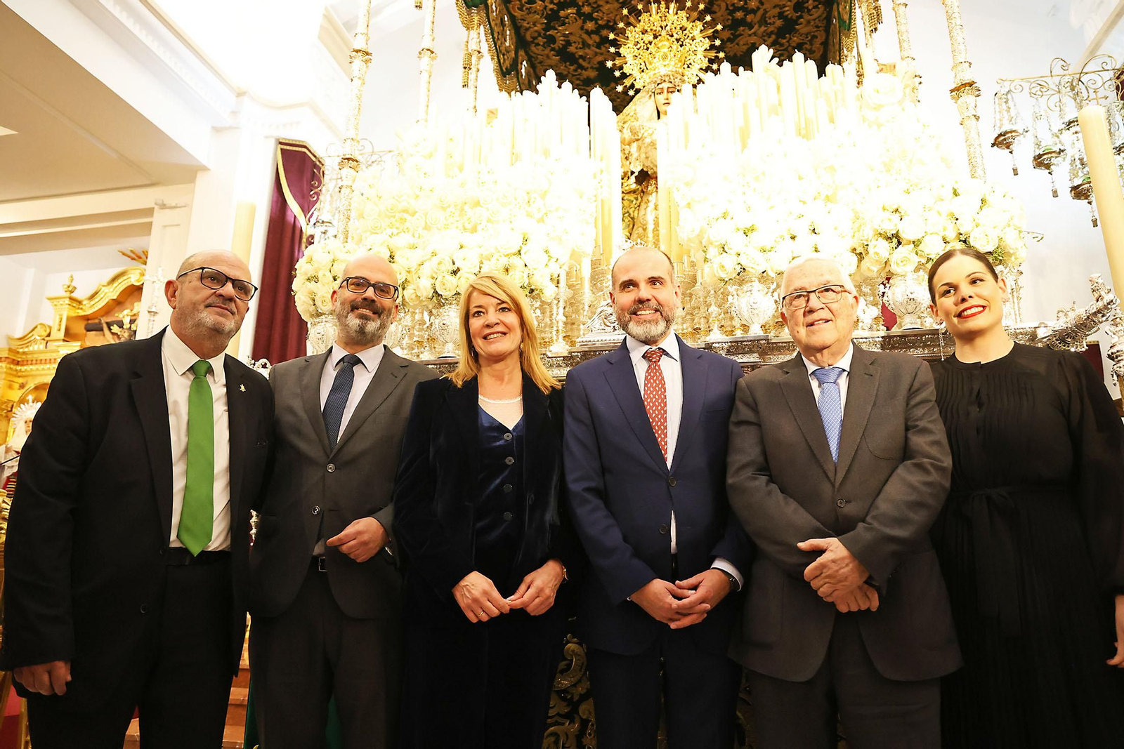 Imágenes del ambiente en la Exaltación a la Saeta de Huelva