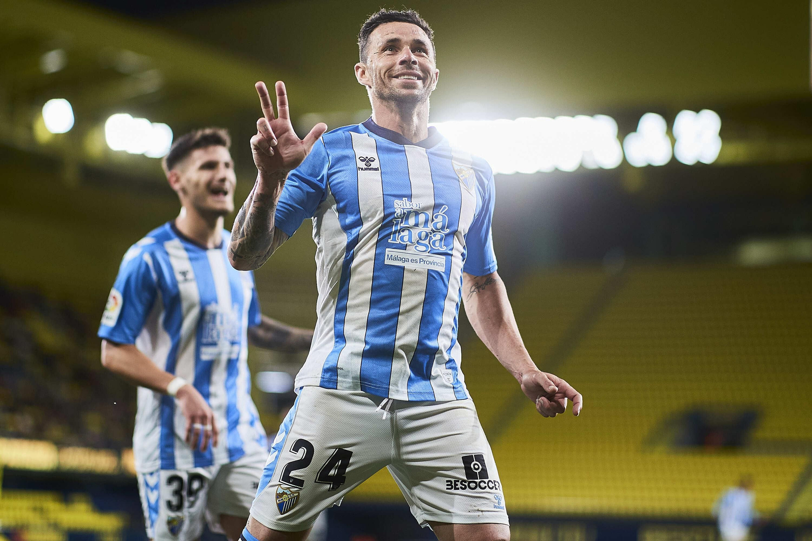 Las fotos de la victoria del Málaga CF ante el Villarreal B