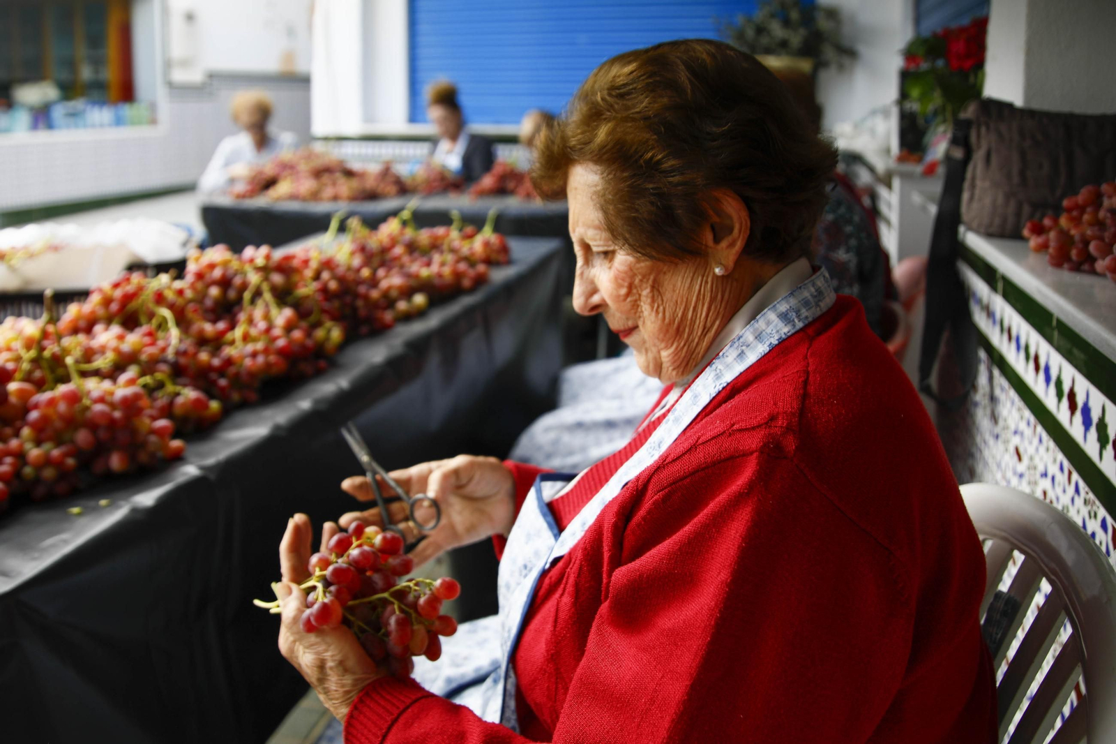 La tradicional faena de la uva de Canjayar, en imágenes