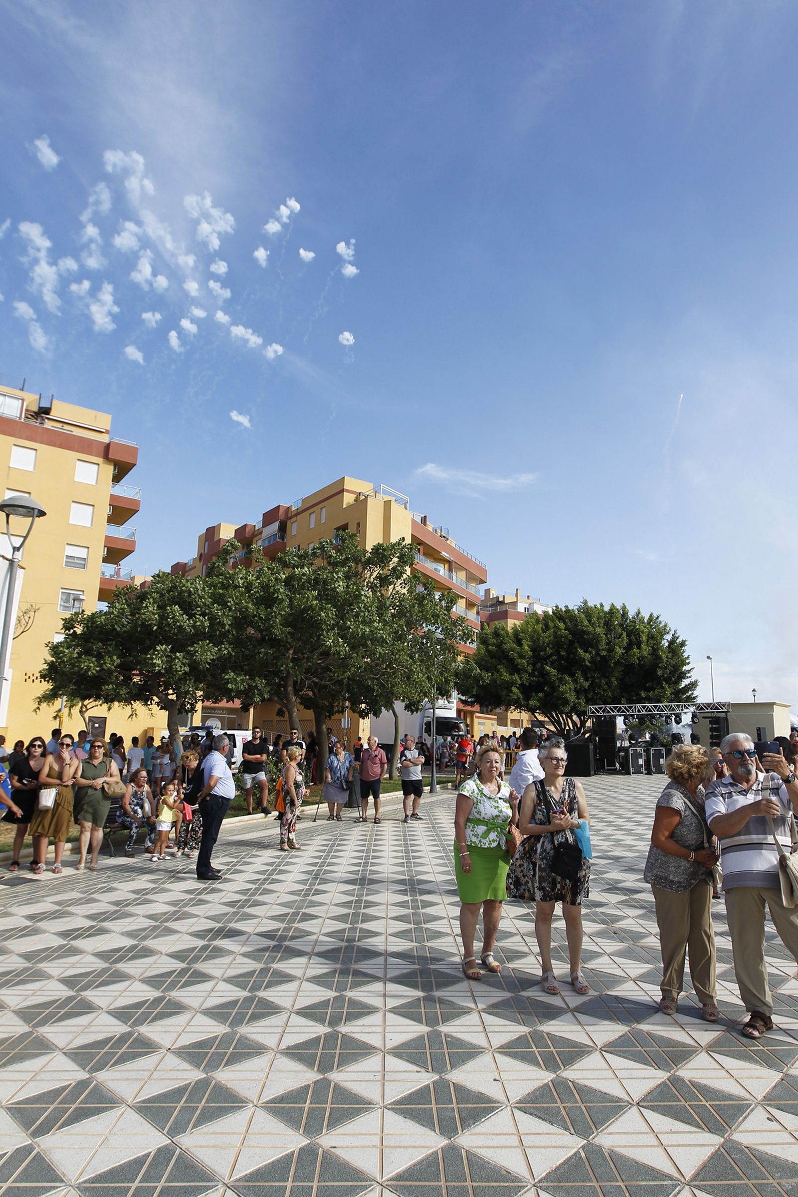 Fotogalería cucaña y procesión Fiestas Santa Ana Roquetas de Mar