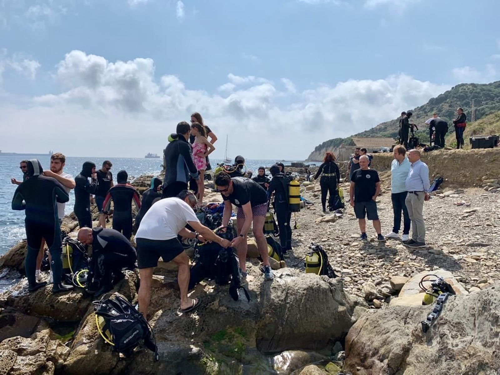 La limpieza en la Ballenera de Algeciras.