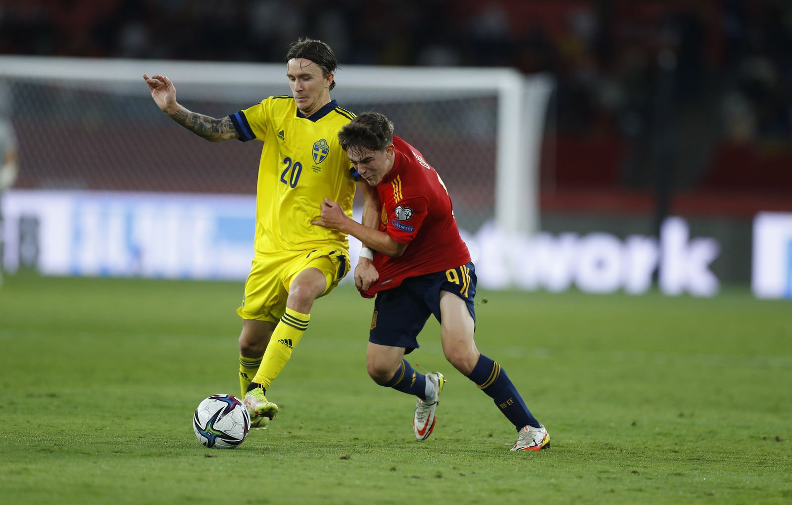 Las imágenes del España-Suecia