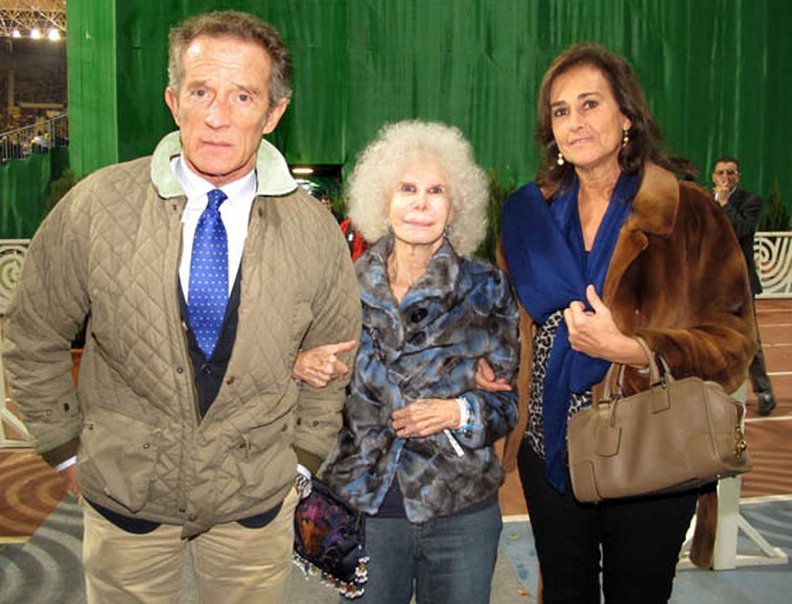 Alfonso Díez, la duquesa de Alba y Carmen Tello.

Foto: Victoria Ramírez