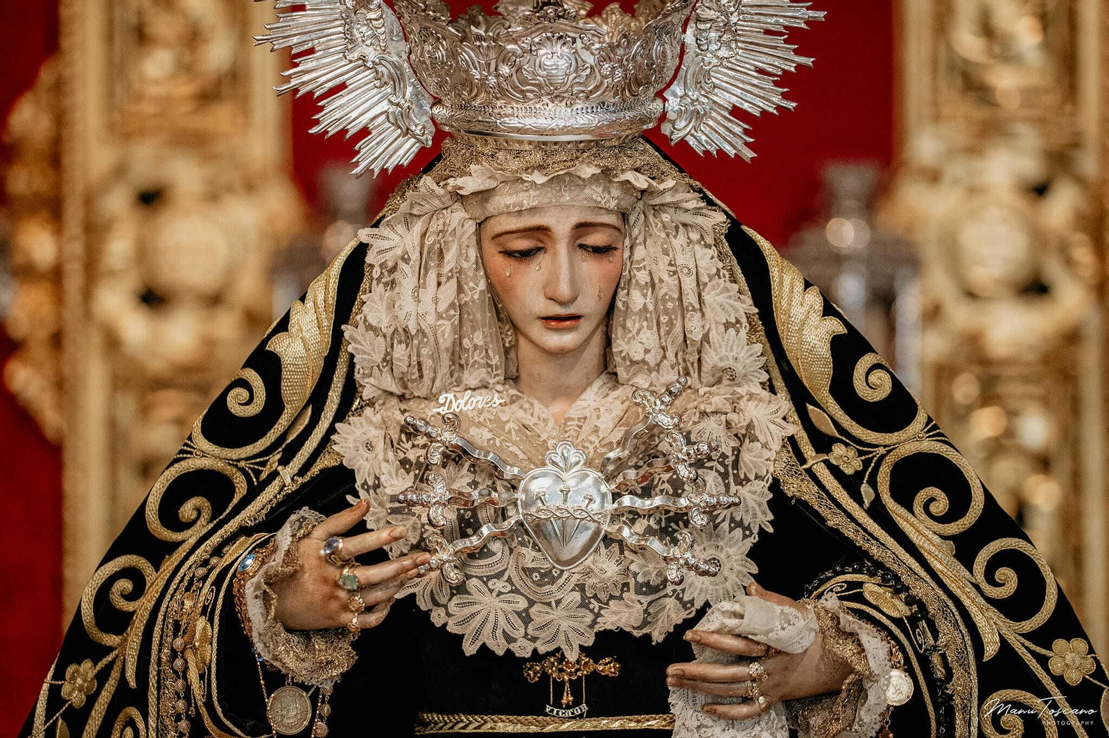 La Virgen de los Dolores de la Palma del Condado.