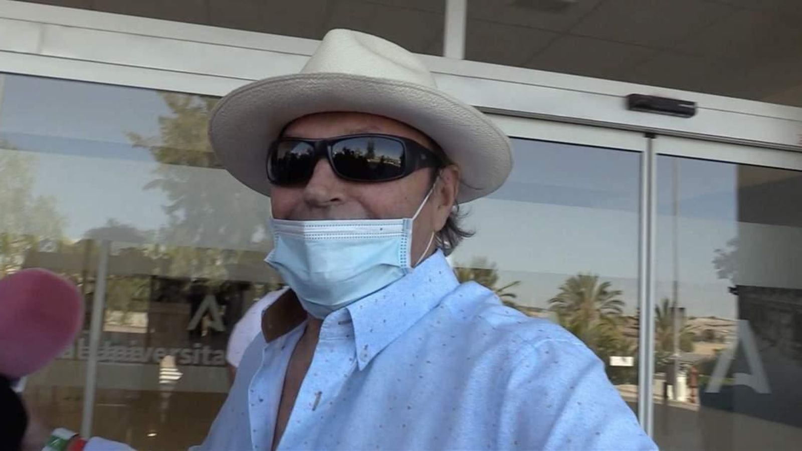 Primer plano de Amador, la tarde del lunes.