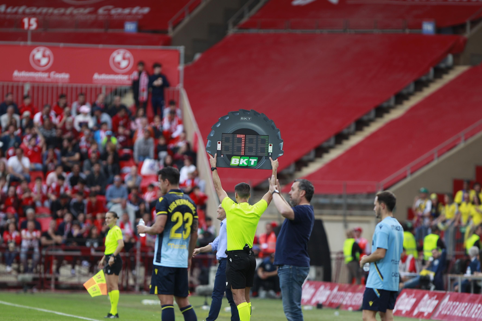 Imágenes del partido de la Liga Santander U.D. Almería-Cádiz C.F.