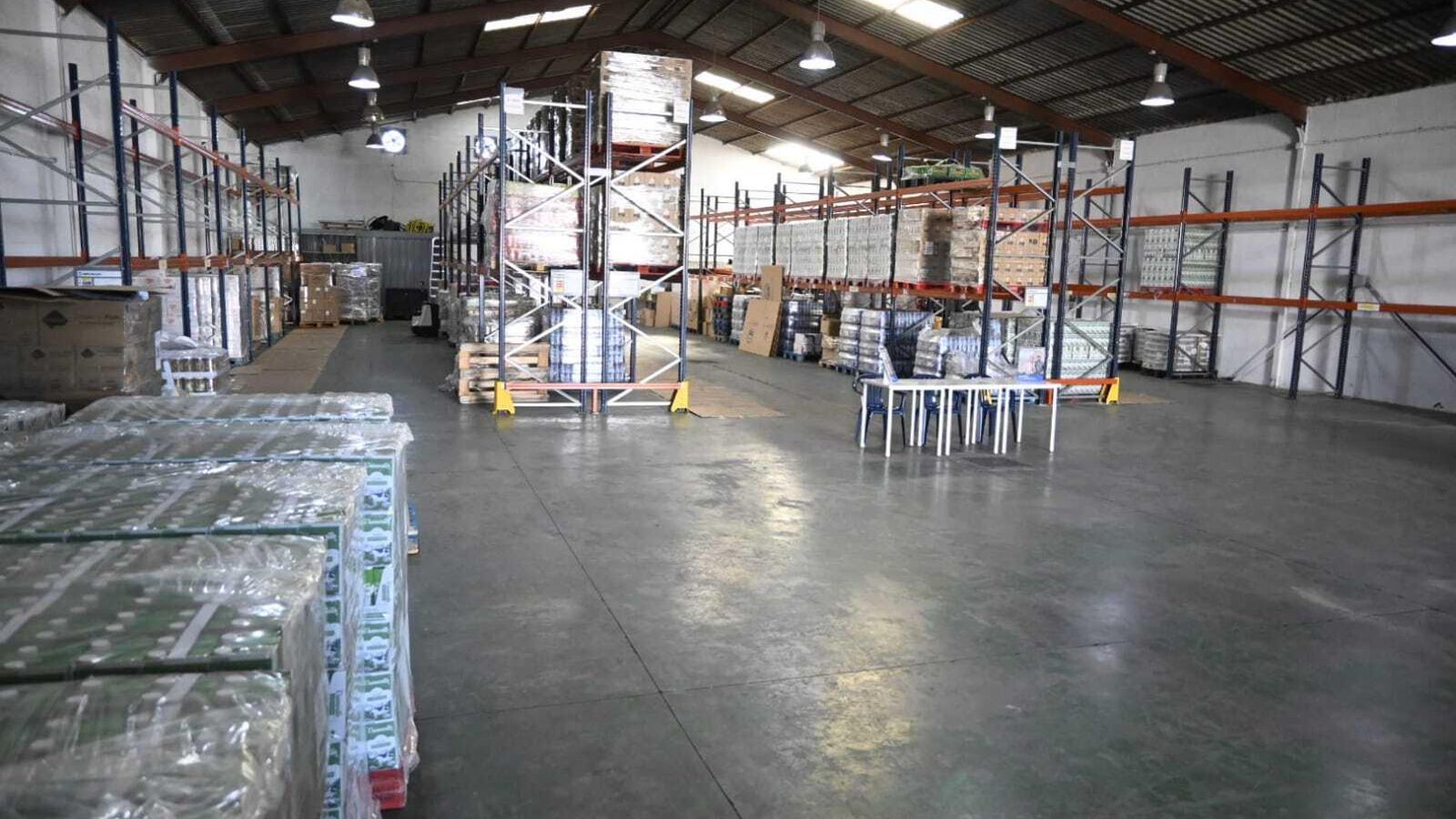 Situación del almacen del Banco de Alimentos de Huelva