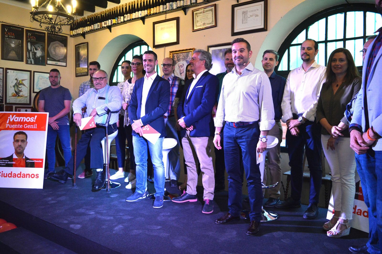 Presentación de la candidatura de Cs al Ayuntamiento de Puente Genil.