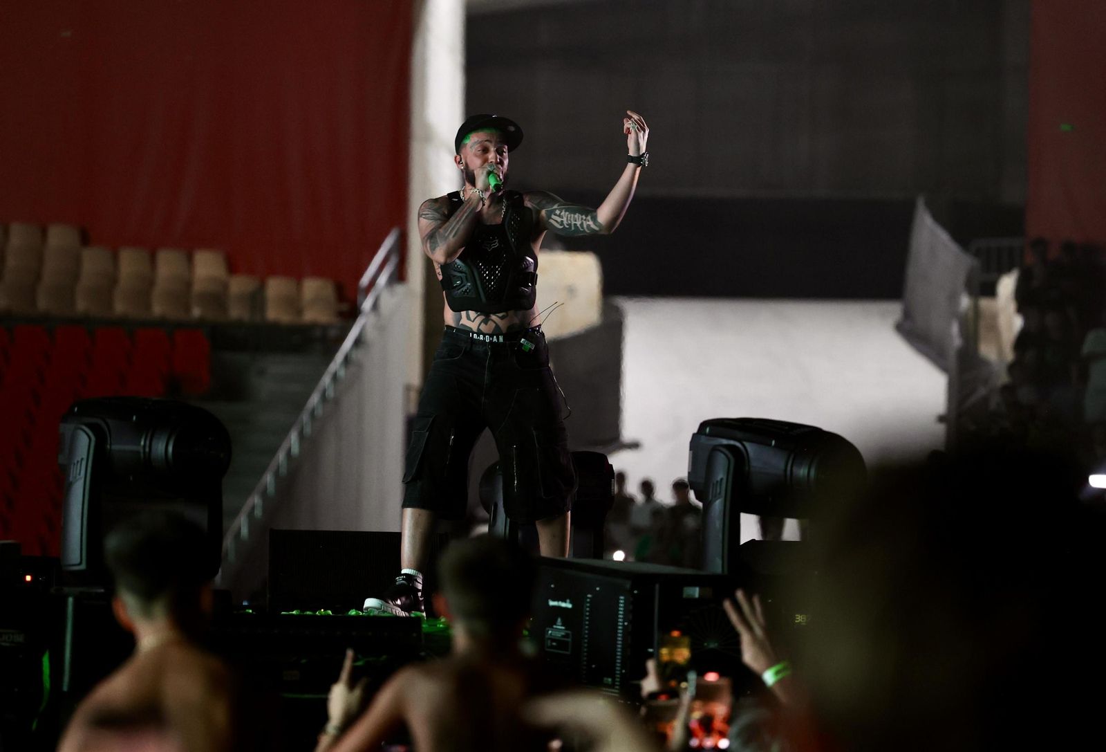 Concierto de JC Reyes en el estadio de la Cartuja de Sevilla