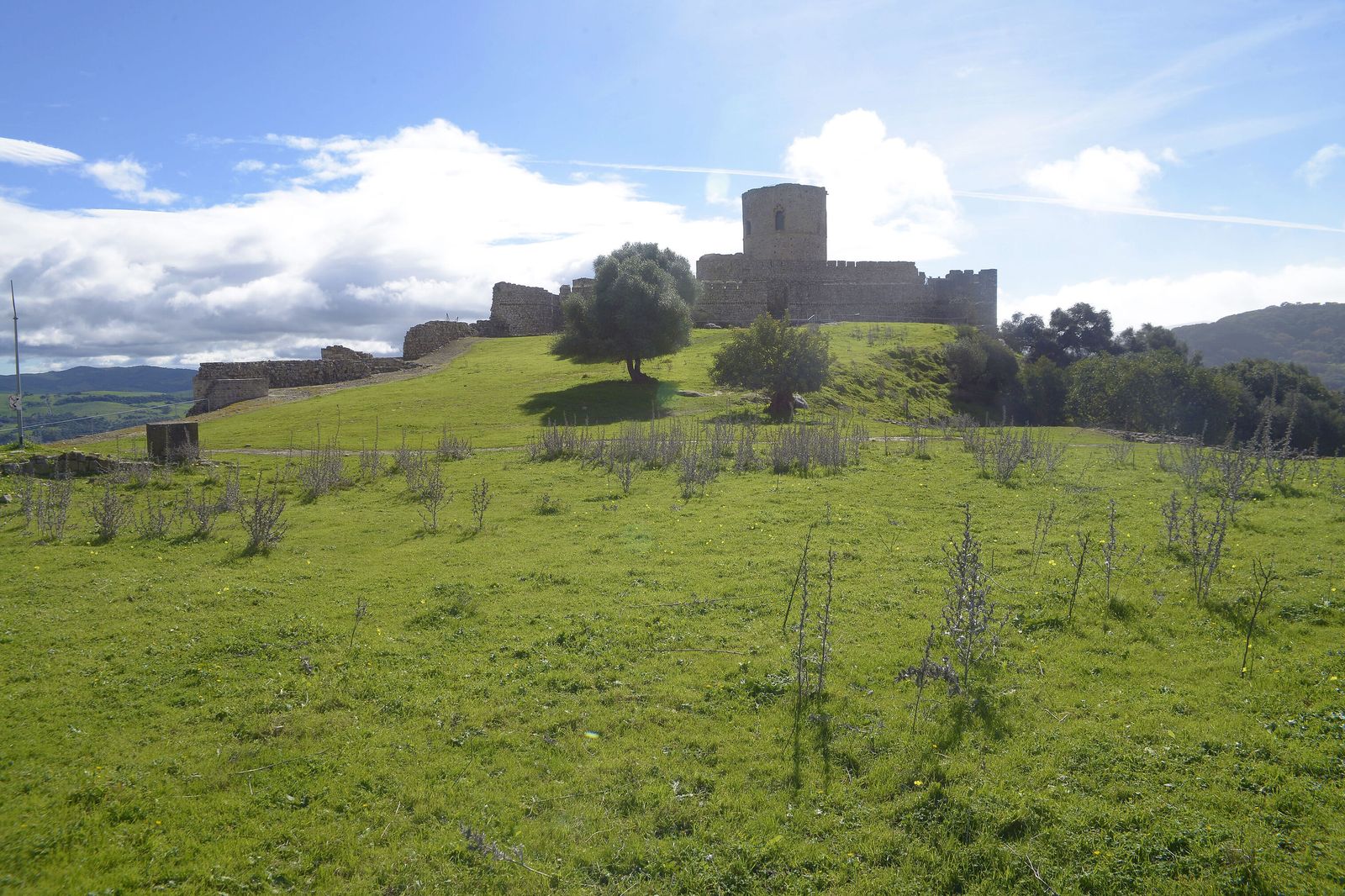 El castillo de Jimena de la Frontera.