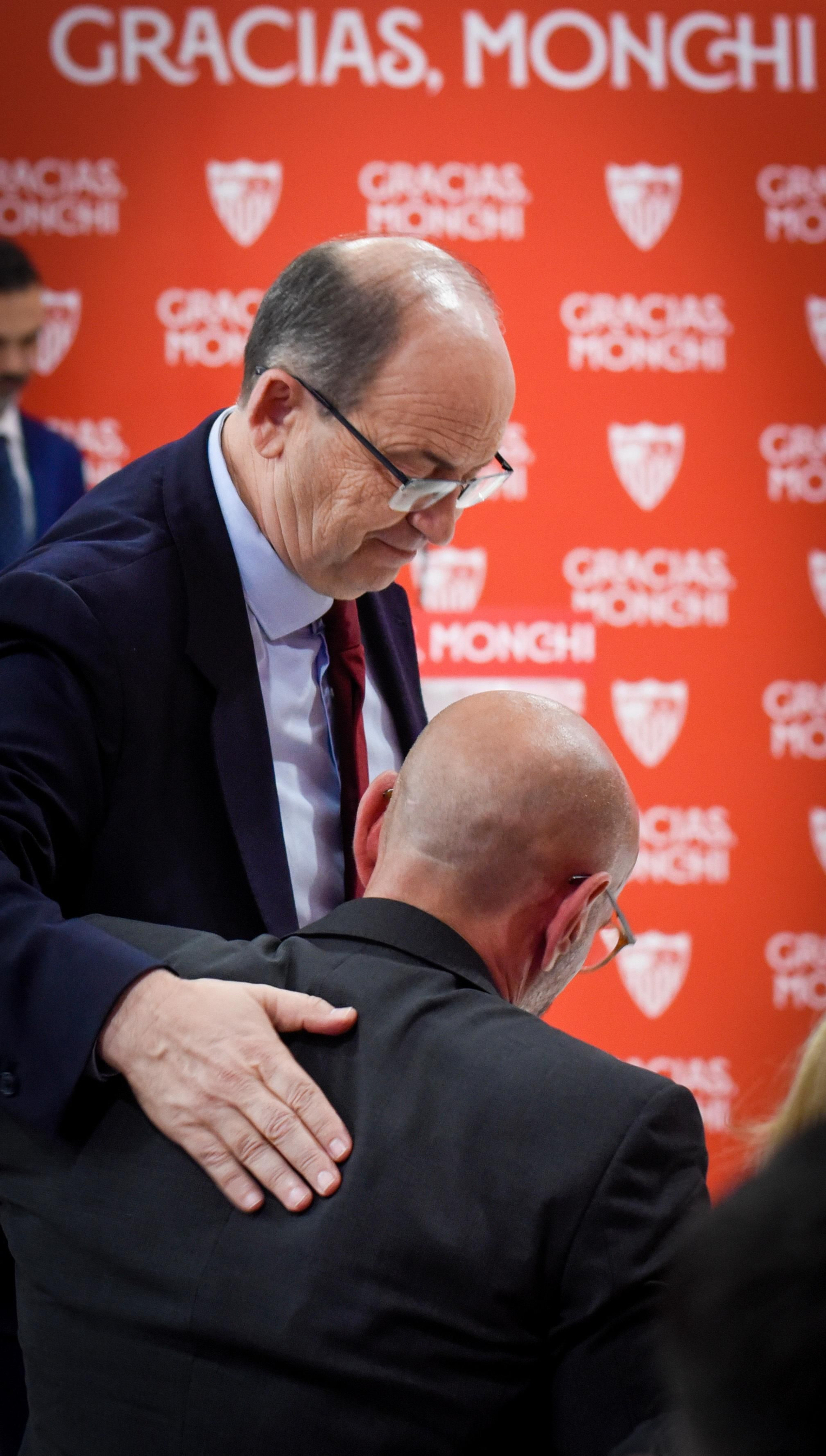 La despedida de Monchi, en imágenes