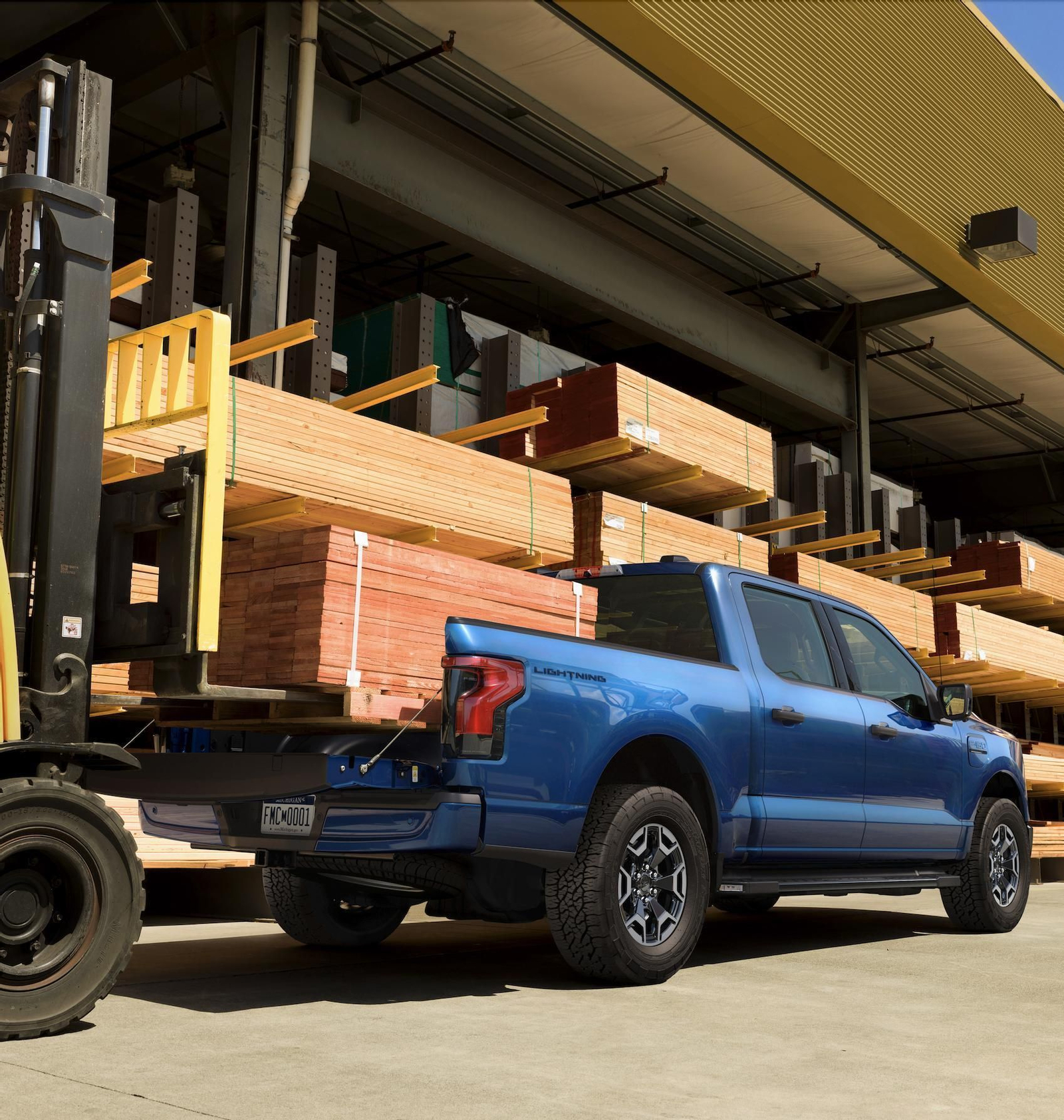 La carga útil del F-150 eléctrico es de 805 kg.