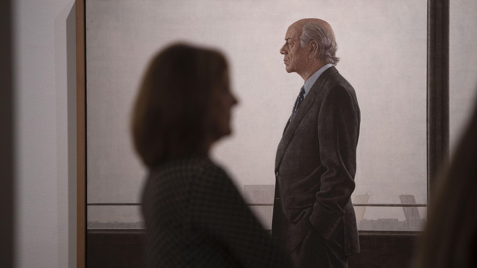 Retrato del presidente del banco BBVA, Francisco González.