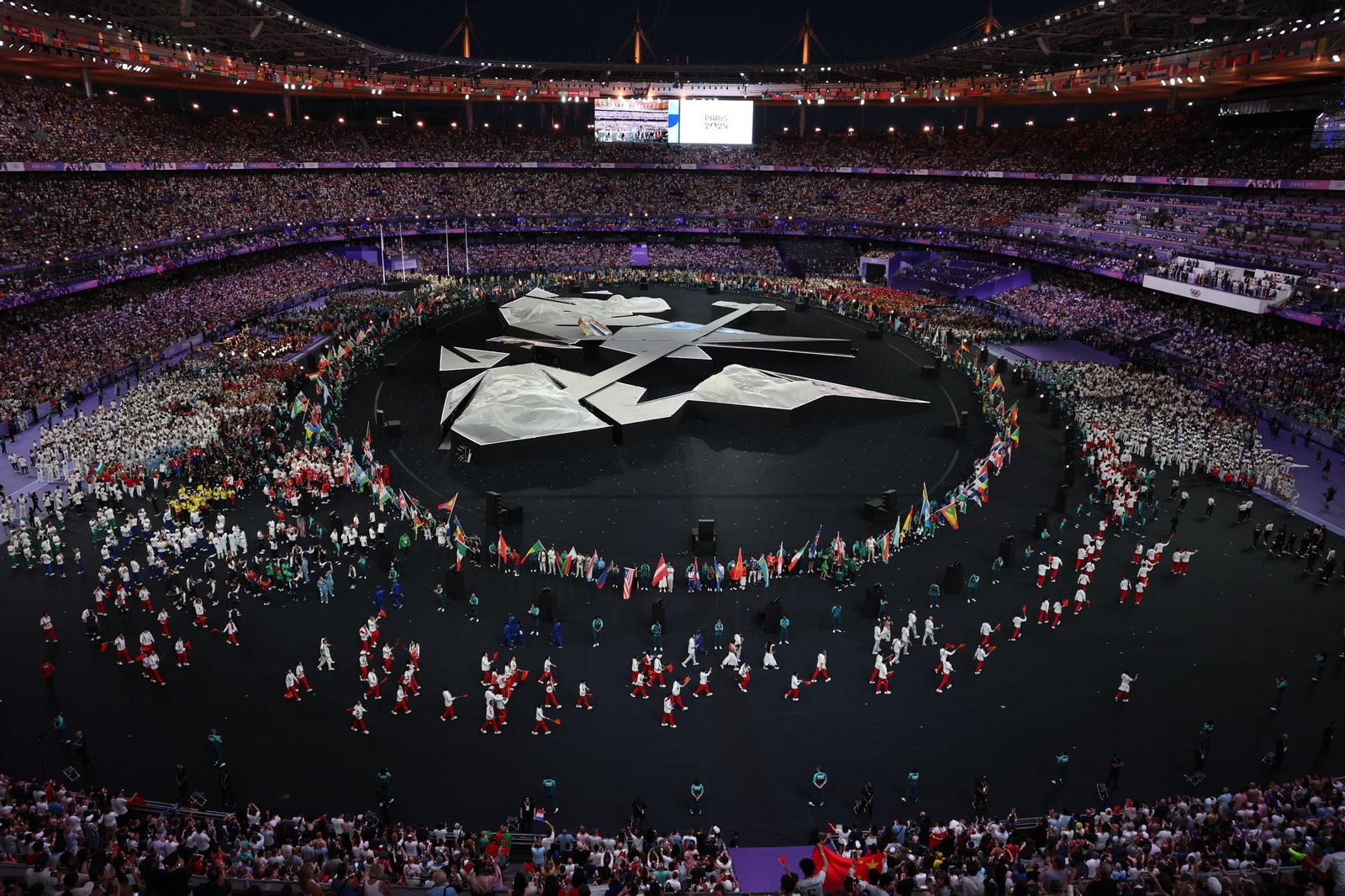 Las fotos de la ceremonia de clausura de los Juegos Olímpicos París 2024