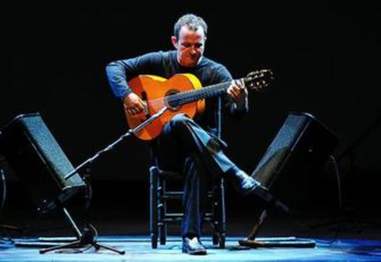 Gerardo Núñez, en un momento del misceláneo 'Homenaje a Sabicas'.