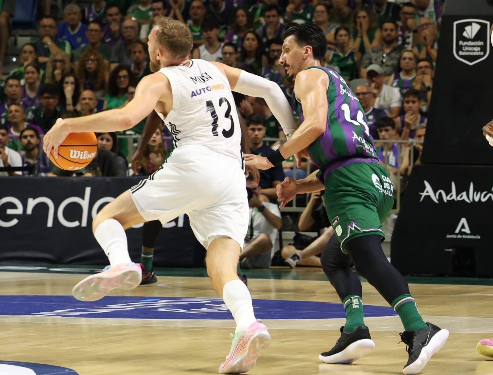 El Unicaja-Real Madrid, en fotos