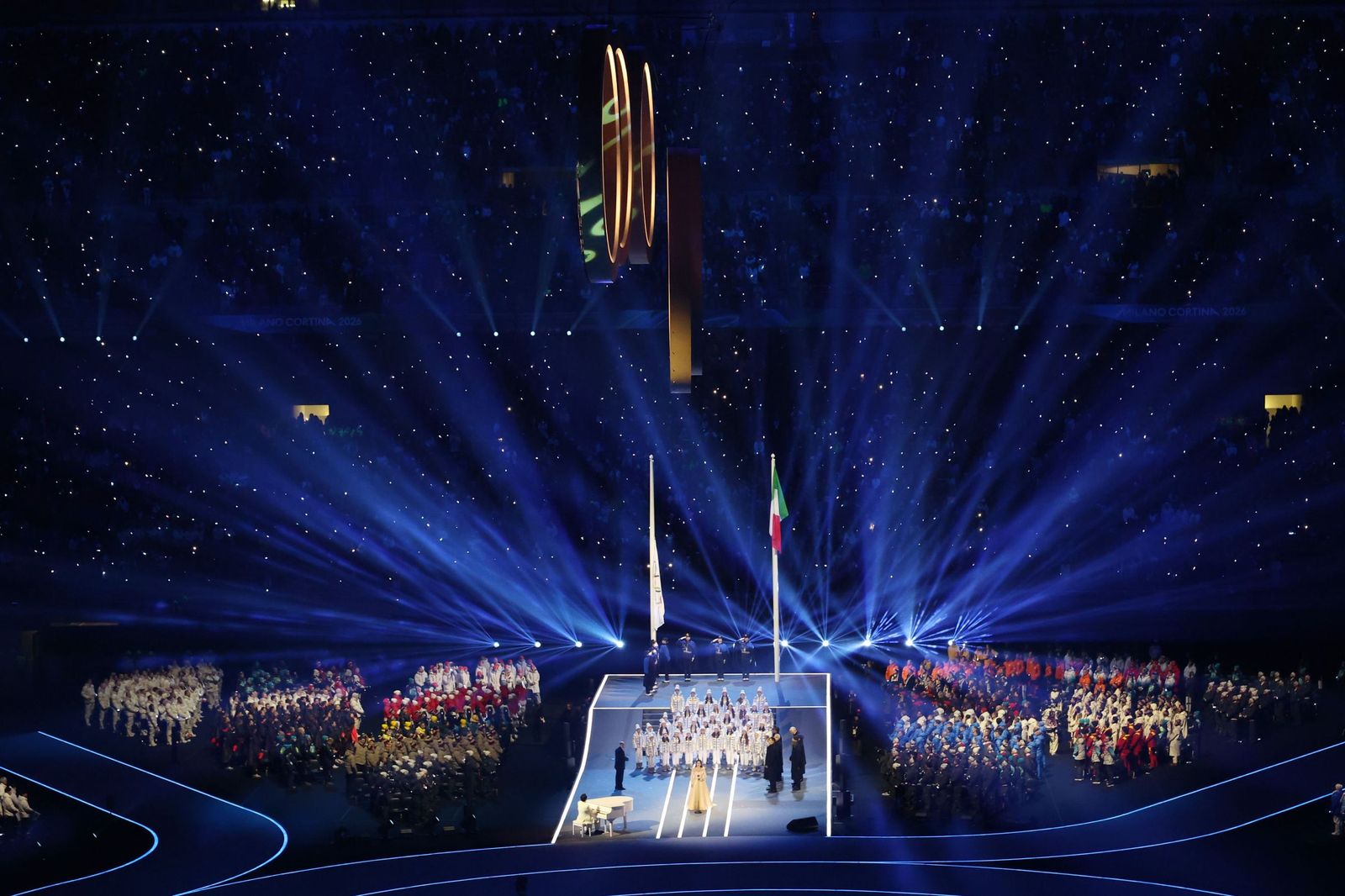 Las fotos de la inauguración de los Juegos Olímpicos de invierno de 2026